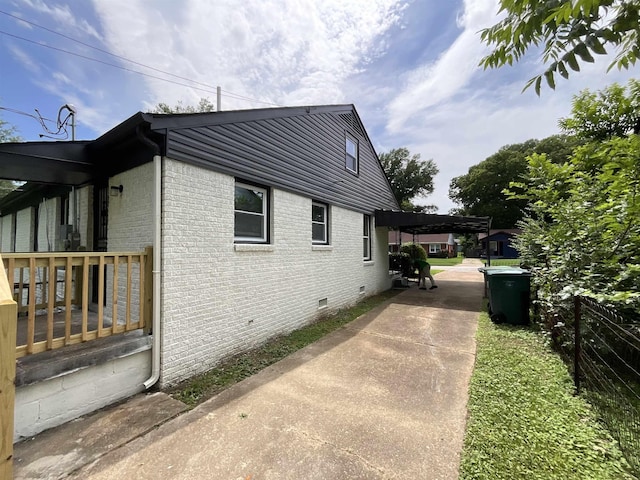 1454 Railton Rd, Memphis, TN 38111 - view of side of home with crawl space and brick siding