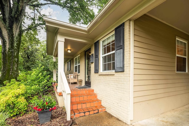 4152 Barfield Rd, Memphis, TN 38117 - doorway to property with brick siding
