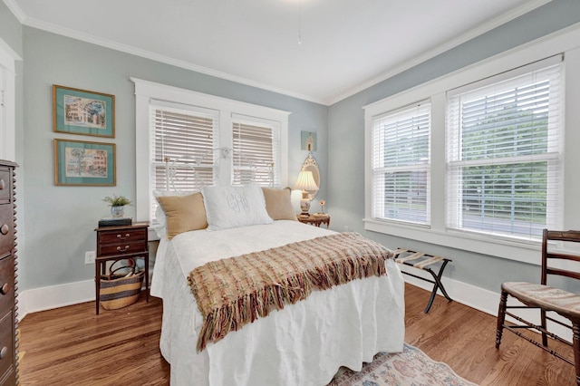 560 S Greer St, Memphis, TN 38111 - bedroom featuring ornamental molding and wood finished floors