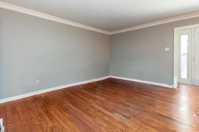 6942 Amberly Rd Unit 6942, Memphis, TN 38119 - unfurnished room with ornamental molding and wood finished floors