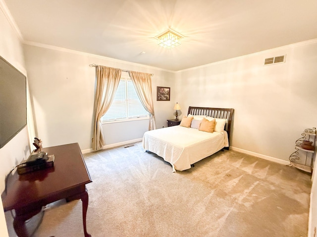 78 Pidgeon Dr, Memphis, TN 38117 - carpeted bedroom featuring crown molding