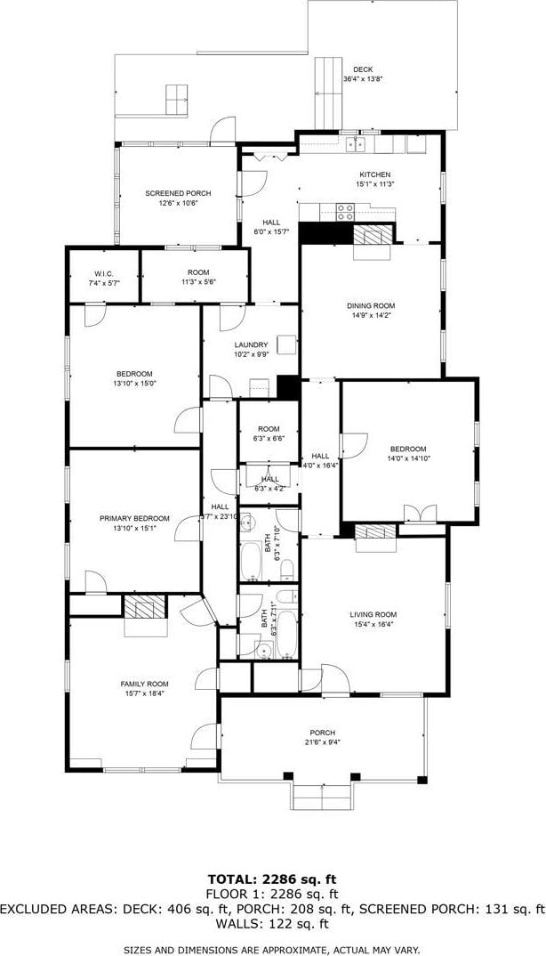 1785 Glenwood Pl, Memphis, TN 38104 - view of property floor plan