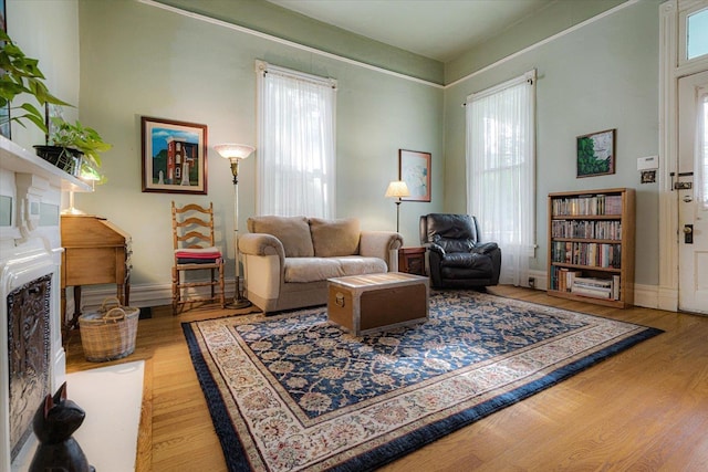 1785 Glenwood Pl, Memphis, TN 38104 - living area with plenty of natural light and wood finished floors