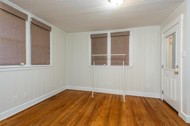 1622 Tutwiler Ave, Memphis, TN 38107 - empty room featuring wood finished floors and wood ceiling
