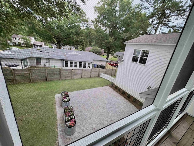 7148 Donnington Dr, Germantown, TN 38138 - fenced backyard featuring a patio