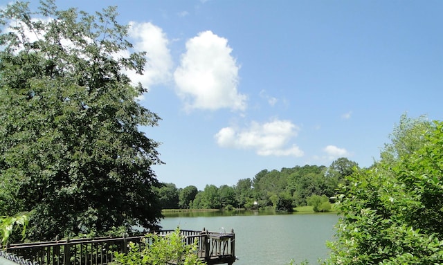 630 Ridgecrest Dr, Pope, MS 38658 - water view with a heavily wooded area
