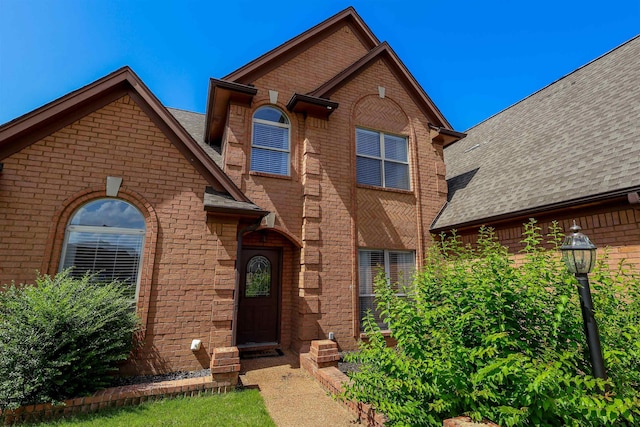 8510 Wolf Trace Ln, Bartlett, TN 38133 - view of front of house with brick siding and a shingled roof