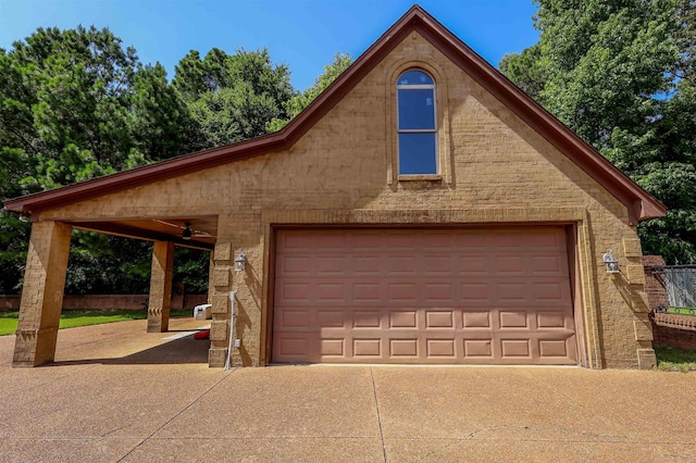 8510 Wolf Trace Ln, Bartlett, TN 38133 - view of garage
