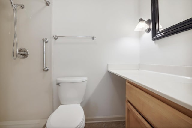 1824 Crossflower Cv Unit 94, Germantown, TN 38138 - bathroom featuring vanity, tile patterned flooring, and a shower