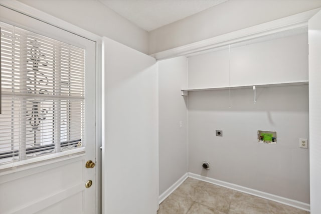 4338 Gardenview Dr, Memphis, TN 38116 - laundry room with hookup for an electric dryer and washer hookup