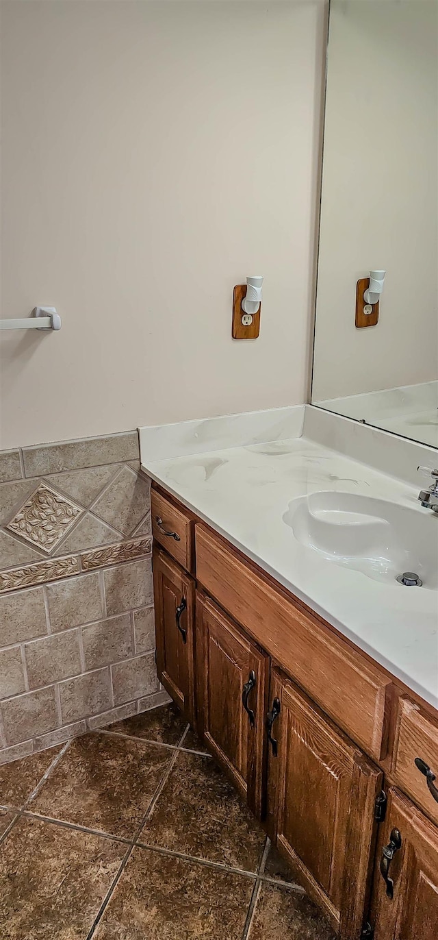 4030 Windolyn Way, Bartlett, TN 38133 - bathroom with vanity and a wainscoted wall