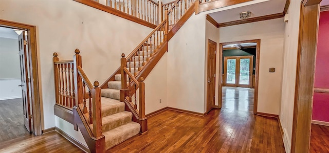 4030 Windolyn Way, Bartlett, TN 38133 - stairway with wood-type flooring and ornamental molding