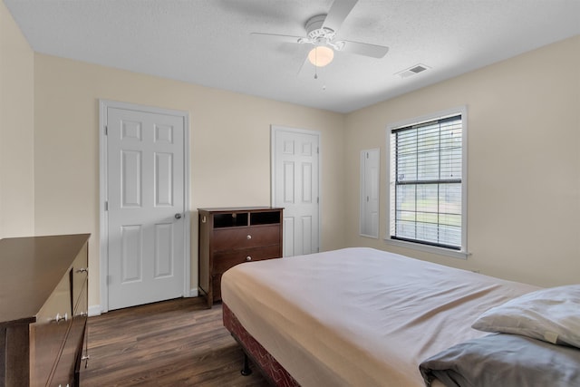 4532 Quail Flight Cv, Memphis, TN 38141 - bedroom with dark wood-type flooring and a ceiling fan