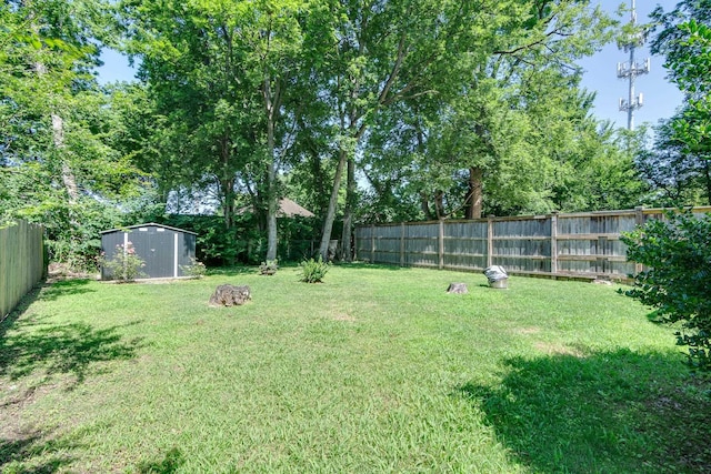 699 New York St, Memphis, TN 38104 - fenced backyard with a shed