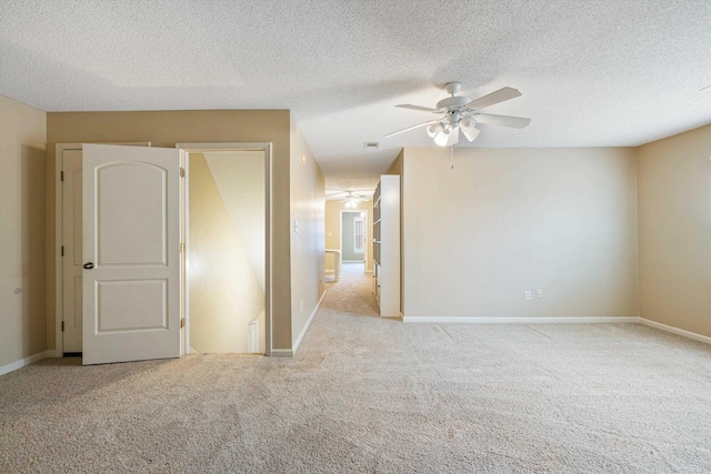 536 Warwick Willow Ln, Collierville, TN 38017 - unfurnished room featuring ceiling fan, carpet, and a textured ceiling