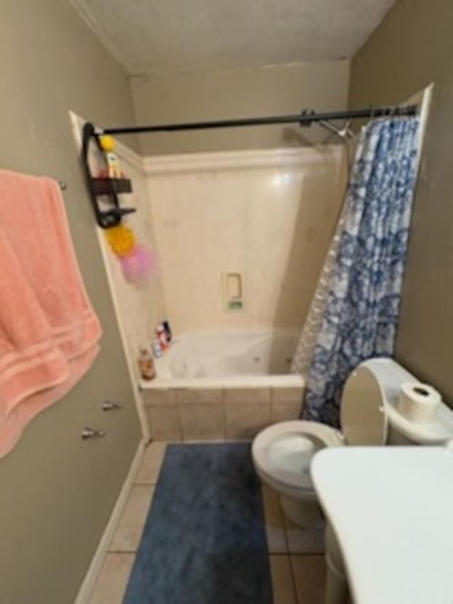 1235 Darlow St, Memphis, TN 38122 - full bathroom with tile patterned flooring and tiled shower / bath combo