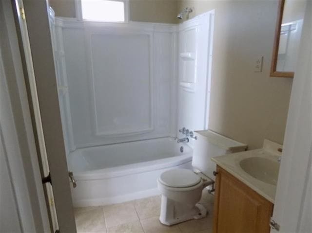 1106 Stratford Rd, Memphis, TN 38122 - full bathroom featuring vanity, shower / washtub combination, and tile patterned flooring