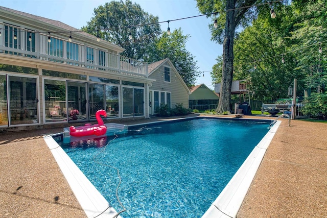 8986 Stratfield Cv, Germantown, TN 38139 - view of pool featuring a patio area
