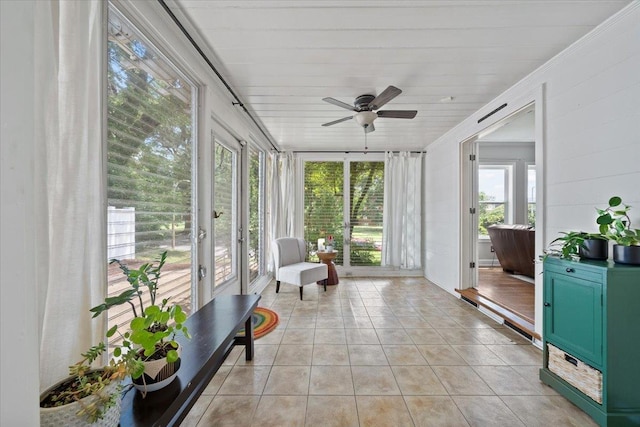 1978 Tutwiler Ave, Memphis, TN 38107 - sunroom / solarium featuring ceiling fan
