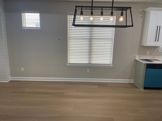 1998 Cloverdale Dr, Memphis, TN 38114 - unfurnished dining area with light wood-style flooring