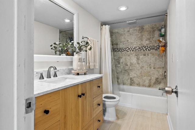 5841 Park Ave Unit 2, Memphis, TN 38119 - bathroom featuring vanity, shower / tub combo with curtain, and tile patterned floors