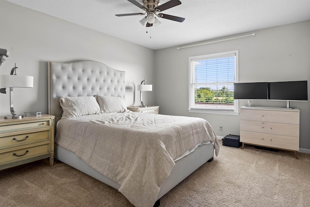 5841 Park Ave Unit 2, Memphis, TN 38119 - carpeted bedroom with a ceiling fan and baseboards