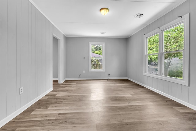 849 Restbrook Ave, Memphis, TN 38127 - empty room featuring ornamental molding and wood finished floors