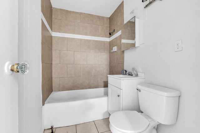 3594 Sunrise St, Memphis, TN 38127 - bathroom featuring vanity, tile patterned flooring, and  shower combination