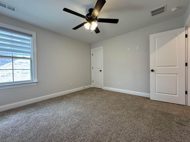 7412 Lost Trail Dr, Cordova, TN 38016 - unfurnished bedroom with carpet and a ceiling fan