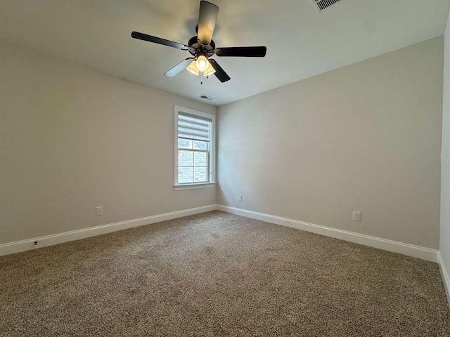 7412 Lost Trail Dr, Cordova, TN 38016 - empty room featuring carpet and ceiling fan