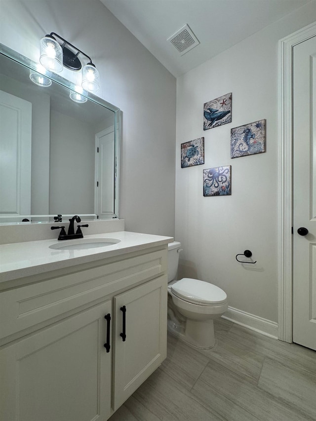 7412 Lost Trail Dr, Cordova, TN 38016 - half bath with vanity and toilet