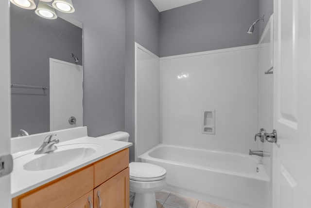 621 Denmark Dr Unit 201, Memphis, TN 38103 - bathroom with vanity, tile patterned flooring, and tub / shower combination