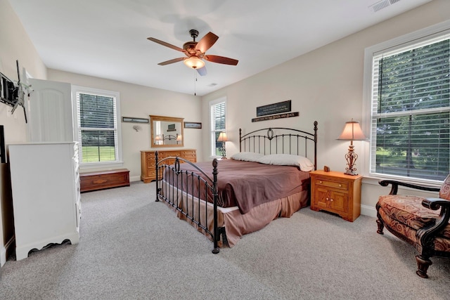 620 N Reid-Hooker Rd, Eads, TN 38028 - bedroom featuring light colored carpet and a ceiling fan