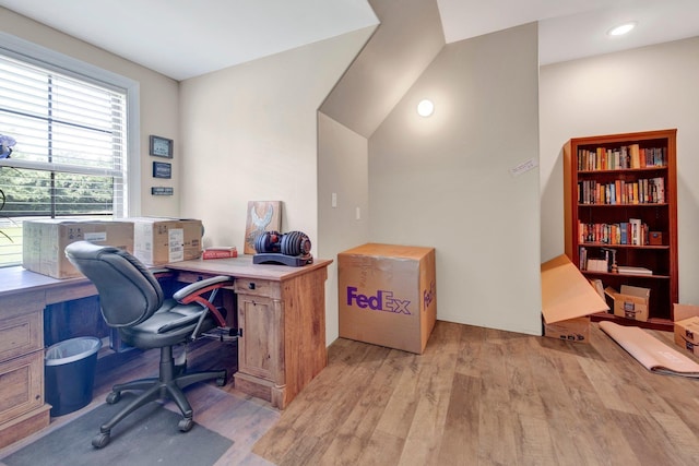 620 N Reid-Hooker Rd, Eads, TN 38028 - office area with light wood-style floors and lofted ceiling