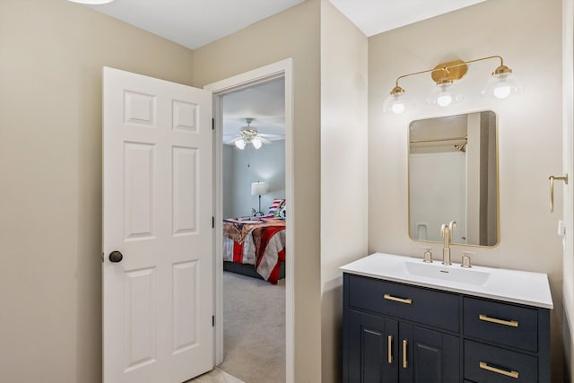 927 Oakmont Ridge Cv, Collierville, TN 38017 - ensuite bathroom featuring vanity and ceiling fan