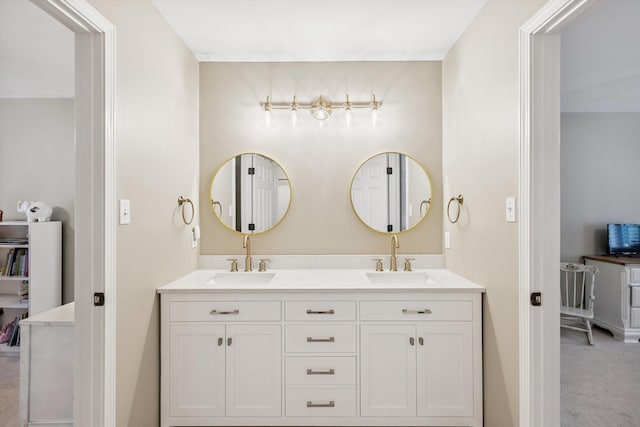 927 Oakmont Ridge Cv, Collierville, TN 38017 - full bath with double vanity and baseboards