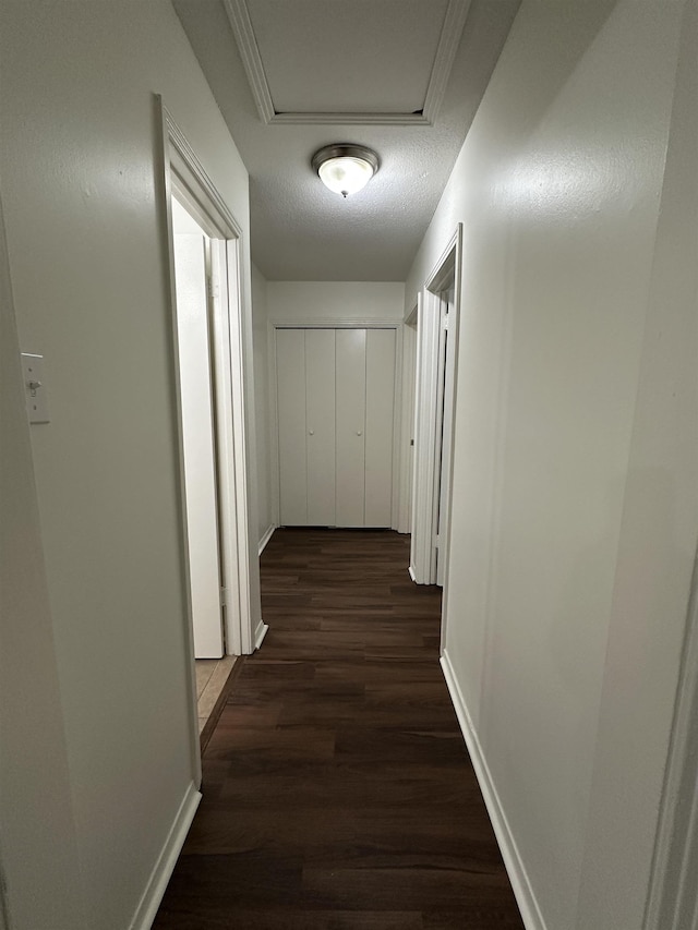 1289 Heathcliff Dr, Memphis, TN 38134 - corridor featuring dark wood finished floors and baseboards