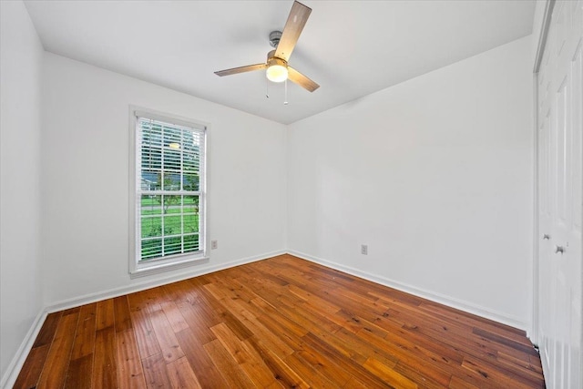 366 Casca Cv, Collierville, TN 38017 - empty room with wood-type flooring and a ceiling fan