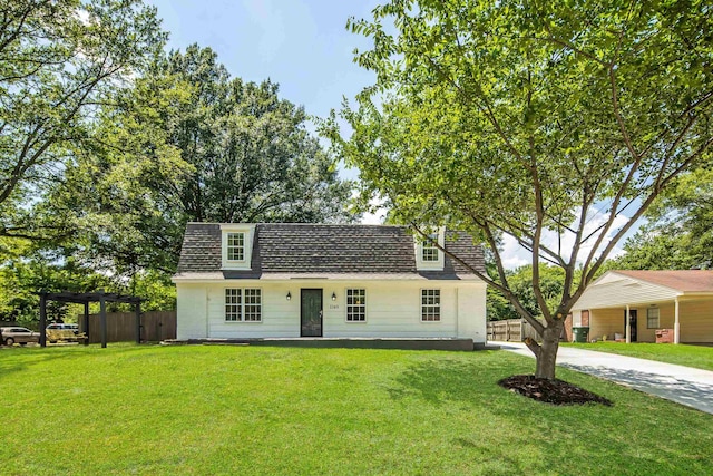 1149 Abbeville St, Collierville, TN 38017 - view of front facade with roof with shingles, a pergola, and mansard roof