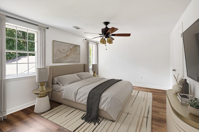 1149 Abbeville St, Collierville, TN 38017 - bedroom featuring wood finished floors and ceiling fan