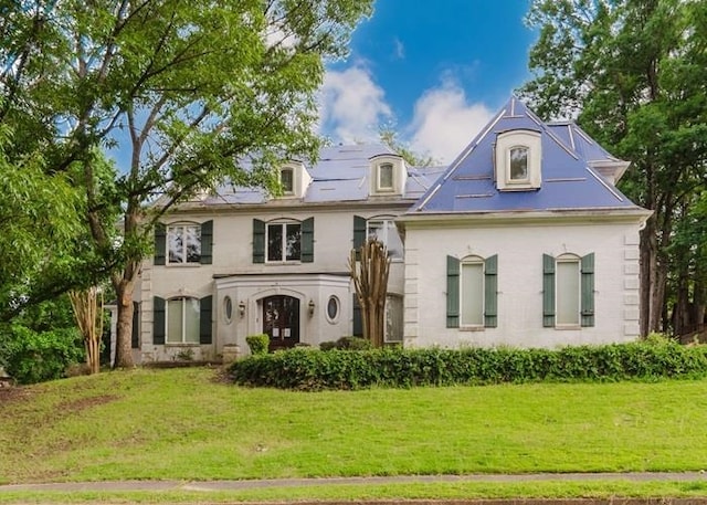 9219 Beaver Valley Ln, Cordova, TN 38018 - french country inspired facade with a front lawn