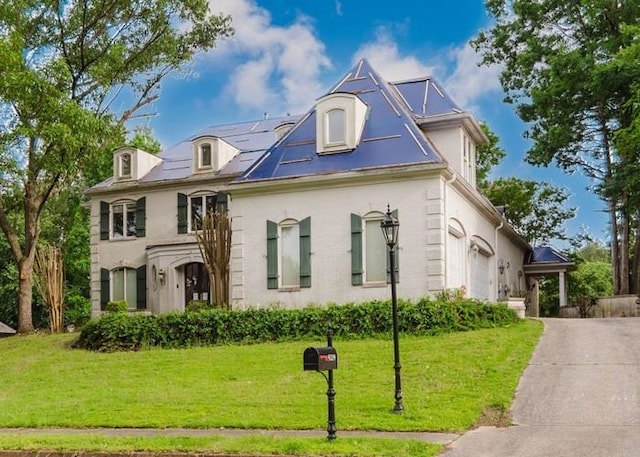 9219 Beaver Valley Ln, Cordova, TN 38018 - french country inspired facade with a front yard