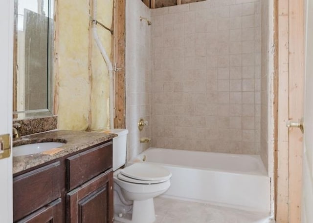 9219 Beaver Valley Ln, Cordova, TN 38018 - full bath with vanity, washtub / shower combination, and tile patterned floors