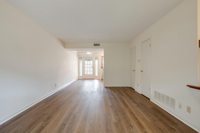 1204 Chamberlain Dr Unit 10, Memphis, TN 38119 - empty room with wood finished floors and a ceiling fan