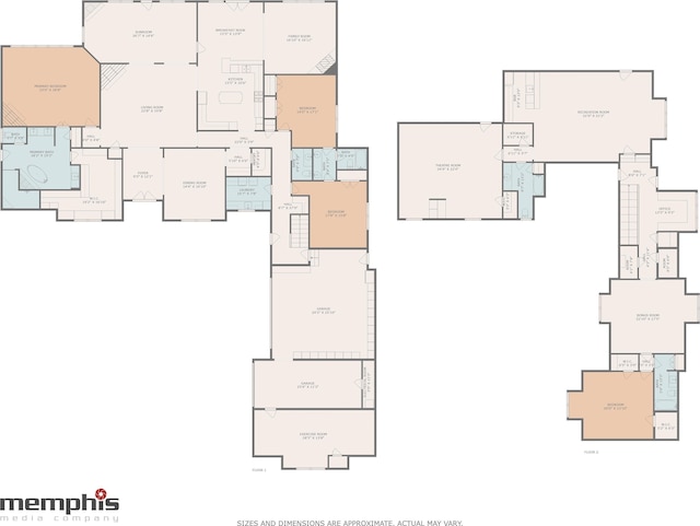 3217 Pointe Hill Cv, Memphis, TN 38125 - view of floor plan / room layout