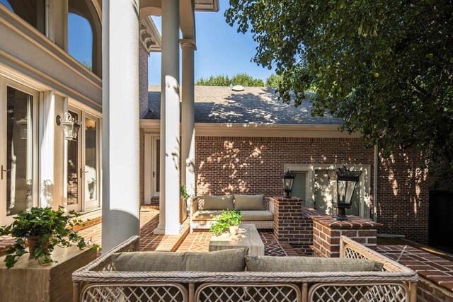 1426 Le Fleur Pl, Memphis, TN 38120 - view of patio / terrace with an outdoor hangout area