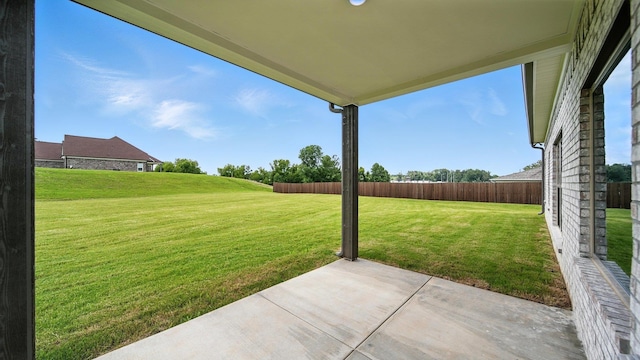 131 Pritchett Cv, Munford, TN 38058 - view of yard with a patio area