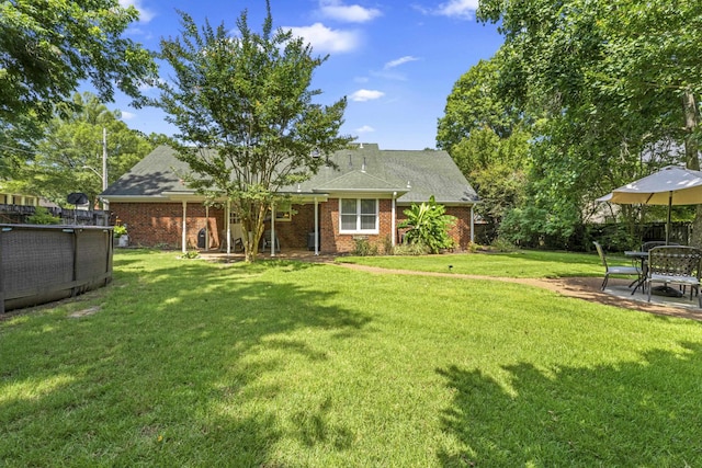 526 Royal Pecan Way, Collierville, TN 38017 - view of green lawn with a patio area