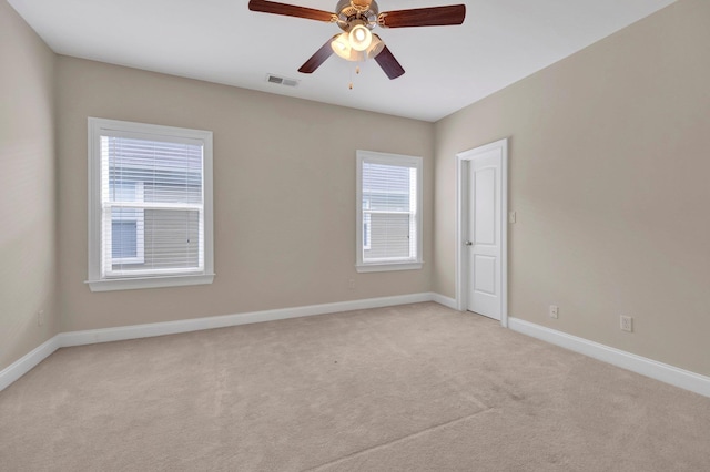 1160 Harbor River Cv, Memphis, TN 38103 - unfurnished room with light colored carpet and ceiling fan