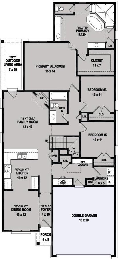 22 Doral Loop, Oakland, TN 38060 - view of property floor plan
